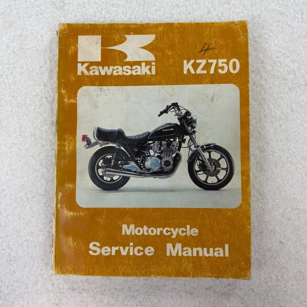 1980 KAWASAKI KZ750 MOTORCYCLE SERVICE MANUAL
